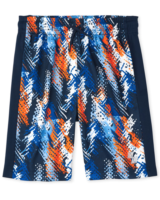 Boys Print Performance Basketball Shorts