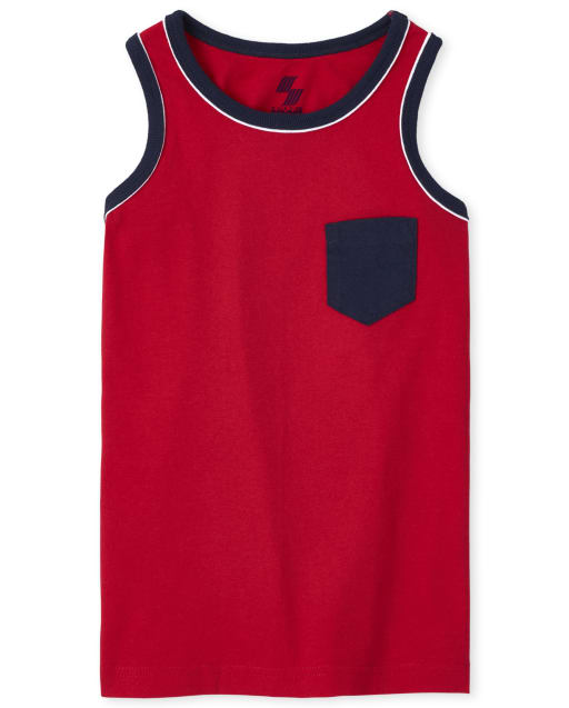 Boys Pocket Tank Top