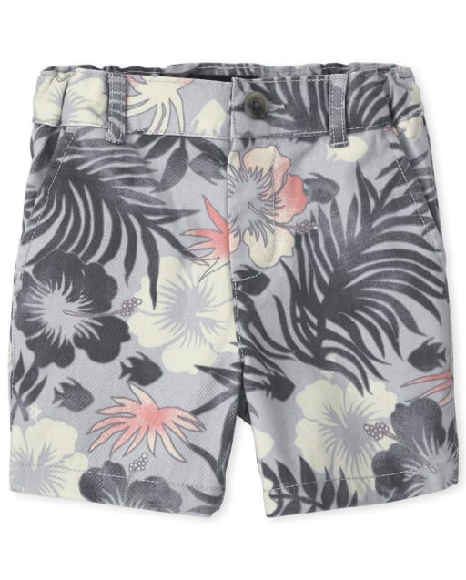 Baby And Toddler Boys Tropical Chino Shorts