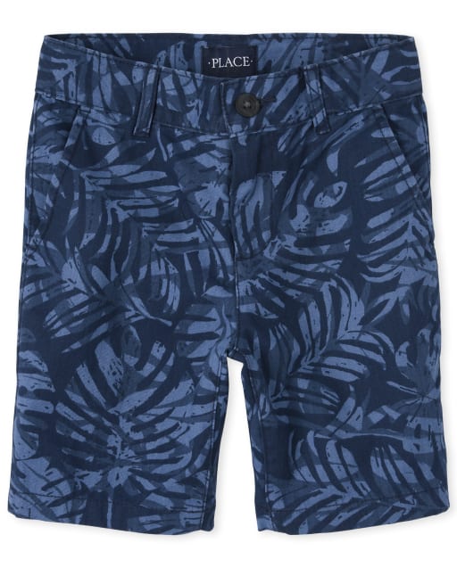 Shorts chinos con estampado para niños