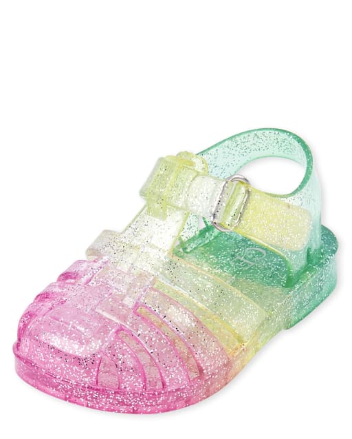 Baby Girls Rainbow Jelly Sandals