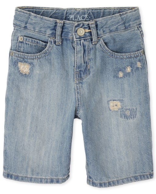 Short en jean pour garçon