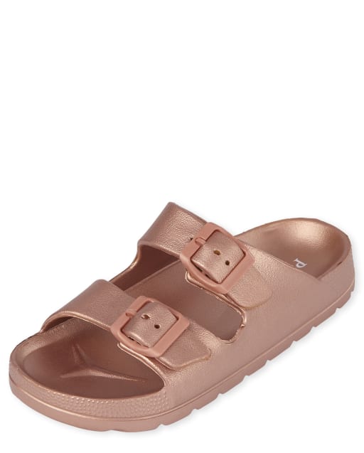 Girls Buckle Slides