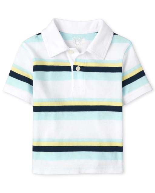 Baby And Toddler Boys Striped Jersey Polo