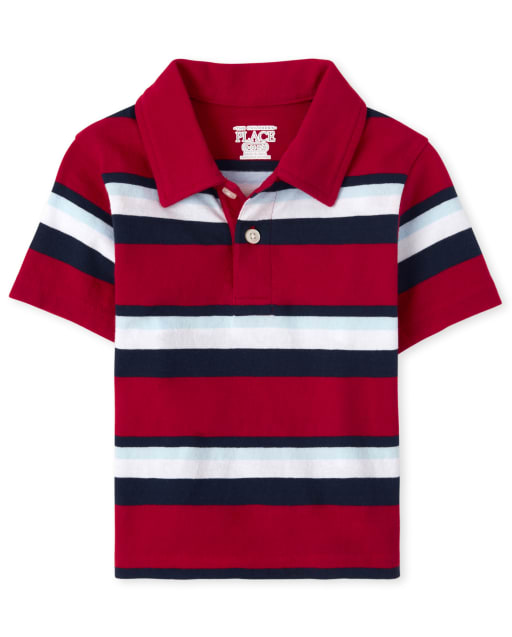Baby And Toddler Boys Striped Jersey Polo