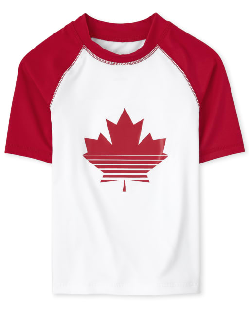 Boys Canada Day Rashguard