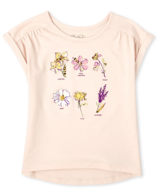 Girls Roll Sleeve Top