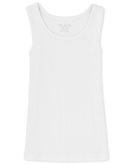 Girls Ribbed Tank Top - Plus