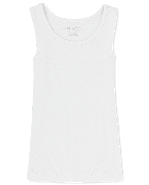Girls Ribbed Tank Top - Plus