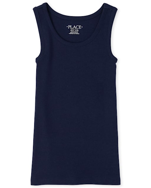 Girls Ribbed Tank Top - Plus