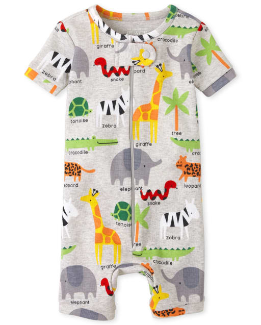 Baby And Toddler Safari Snug Fit Cotton One Piece Pajamas