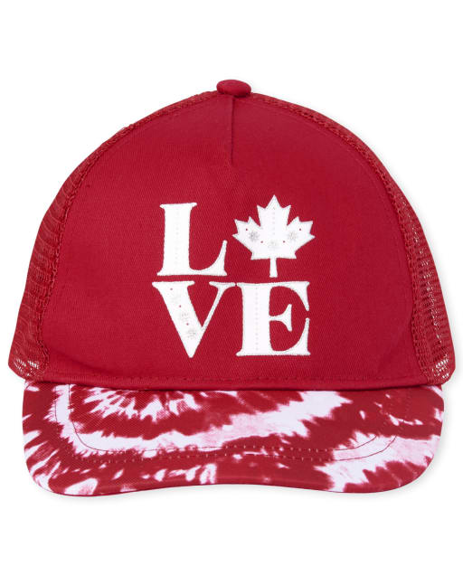 Casquette de baseball d&#39;amour pour la fête du Canada pour filles