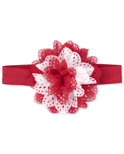 Bandeau à fleurs pour toute-petite fille