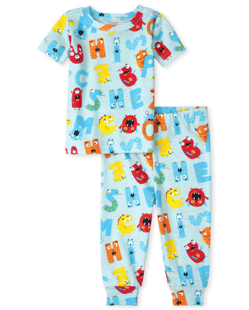 Baby And Toddler ABC Snug Fit Cotton Pajamas