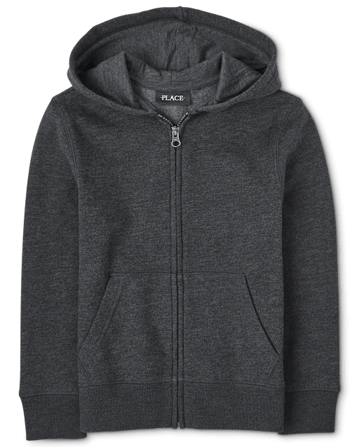 Sudadera con capucha y cremallera Uniforme de vellón para niños
