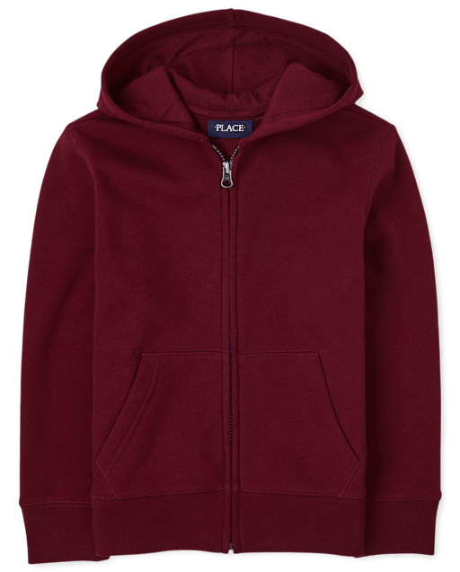 Kids Fleece Zip Up Hoodie