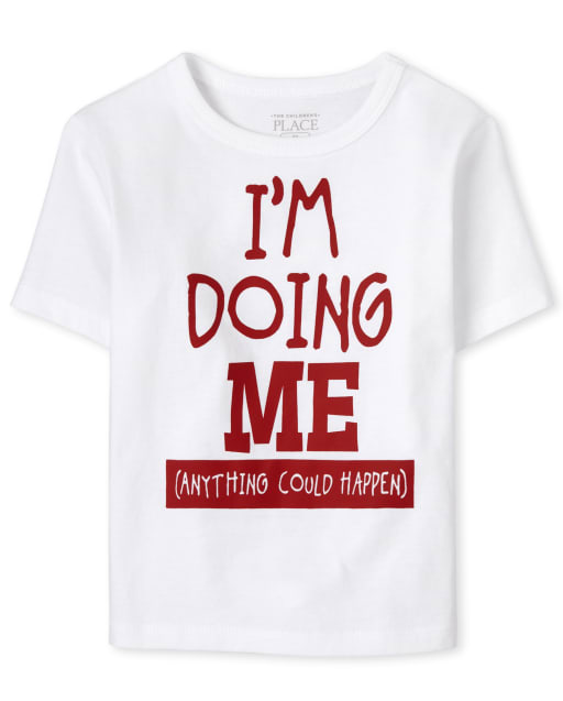 Baby And Toddler Boys Doing Me Graphic Tee