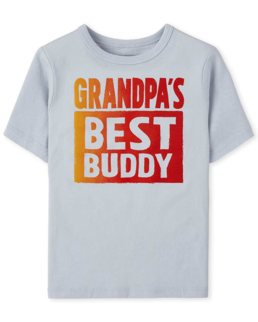 T-shirt graphique Grandpa's Buddy pour bébés et tout-petits garçons