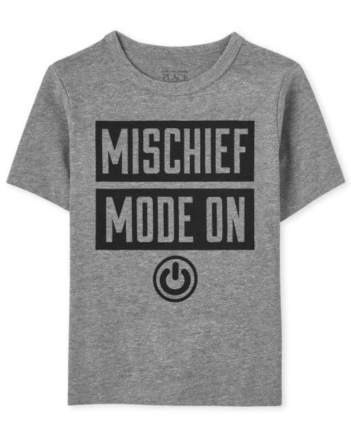 Baby And Toddler Boys Mischief Graphic Tee