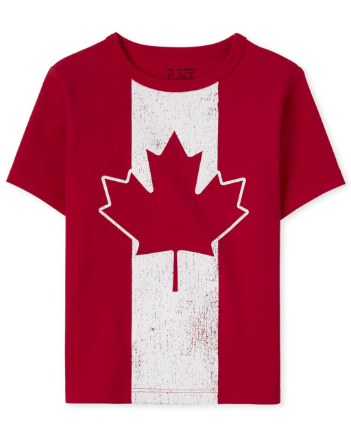 T-shirt graphique de la fête du Canada pour bébés et tout-petits garçons