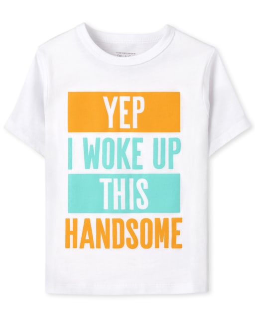 Baby And Toddler Boys Handsome Graphic Tee