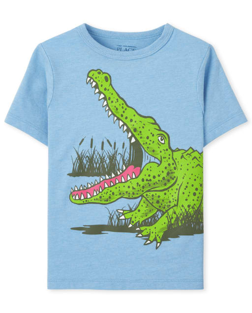 Baby And Toddler Boys Crocodile Graphic Tee