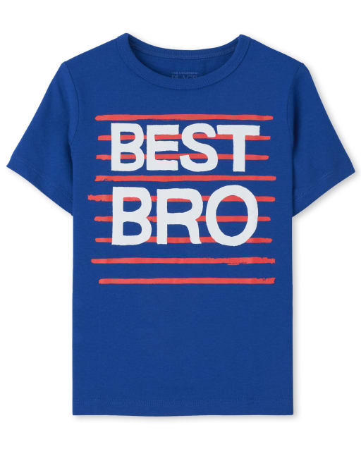 Baby And Toddler Boys Short Sleeve 'Best Bro' Graphic Tee