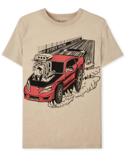 Boys Car Graphic Tee