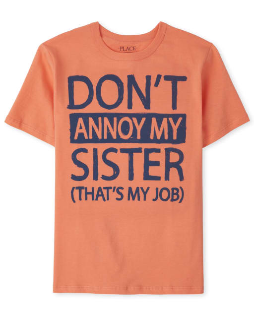Boys Annoy My Sister Graphic Tee