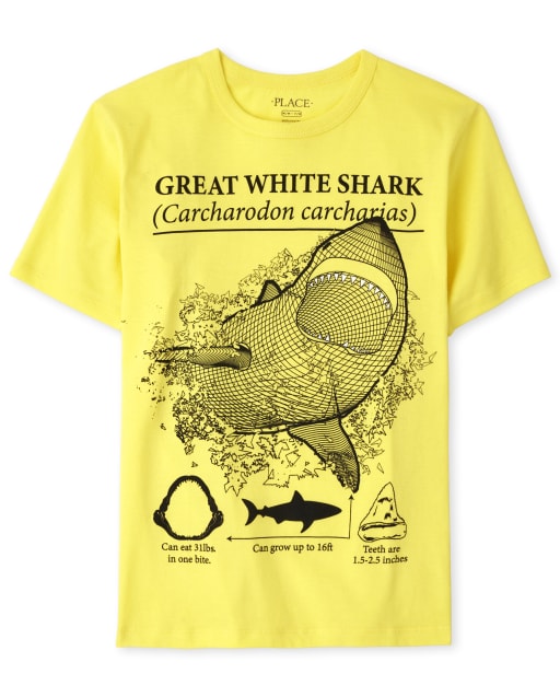 Boys Shark Graphic Tee