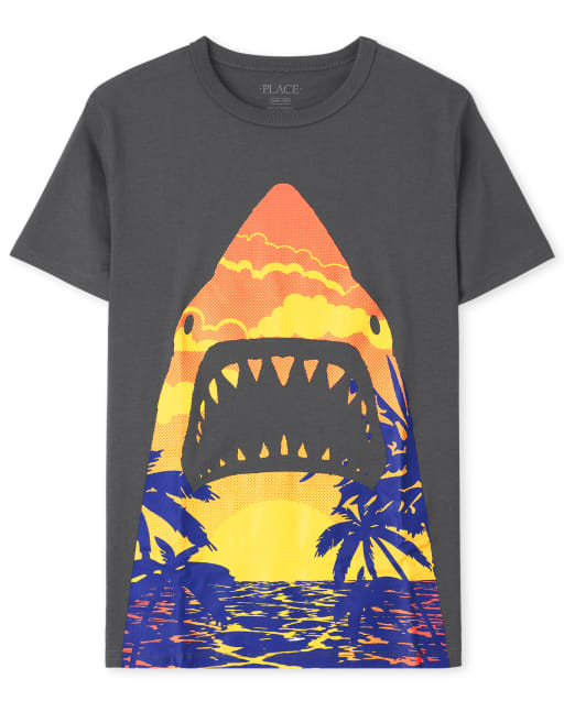 Boys Shark Graphic Tee