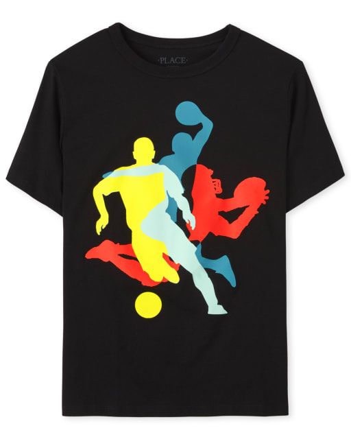T-shirt graphique de sport pour garçons