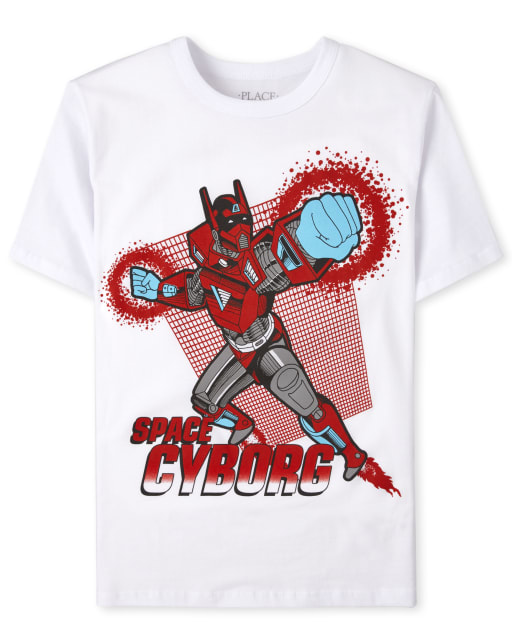 Camiseta con gráfico Space Cyborg para niños