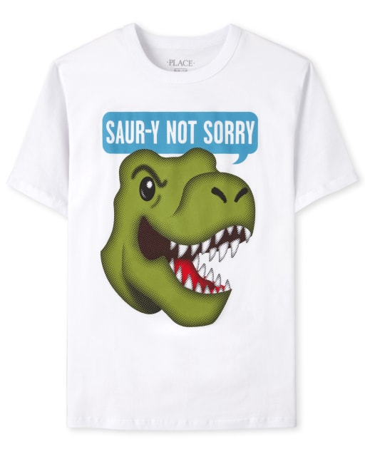 Camiseta con gráfico Sorry Dino para niños