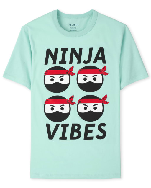 Boys Ninja Vibes Graphic Tee