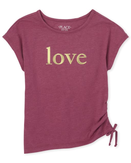 Girls Side Tie Top