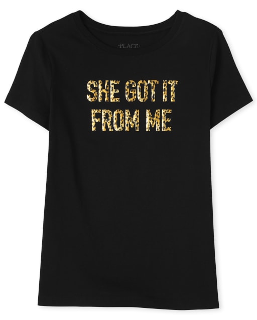 Camiseta con estampado de mamá y yo para mujer