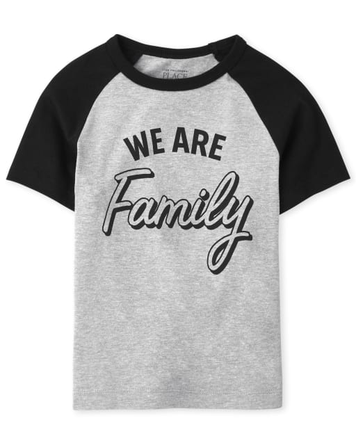 Tee-shirt unisexe pour bébés et tout-petits We Are Family Graphic