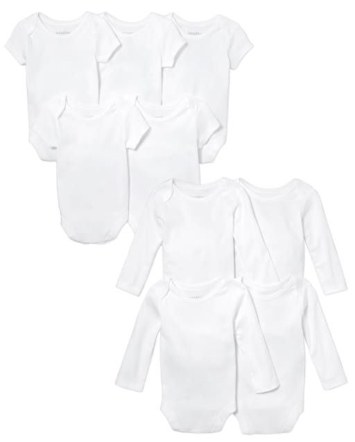 Body de bebé unisex, paquete de 9