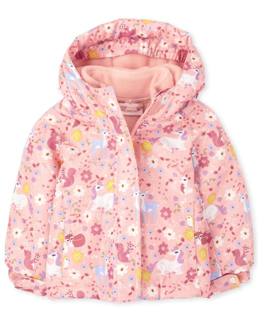 Toddler Girls Print 3 In 1 Jacket