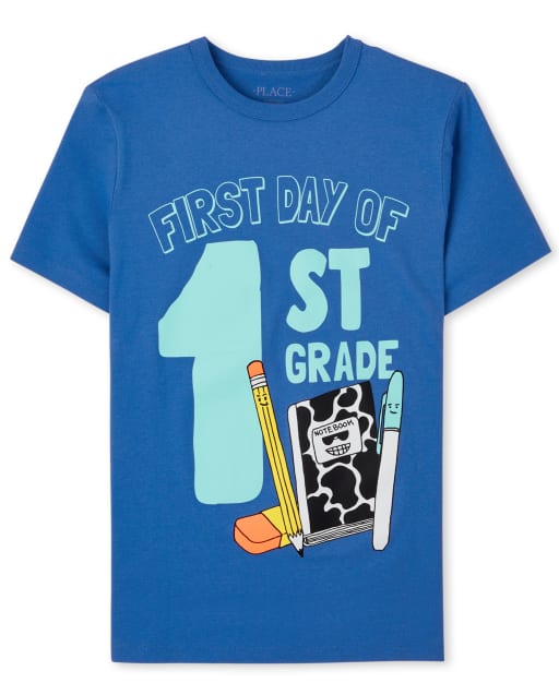 Boys First Grade Graphic Tee