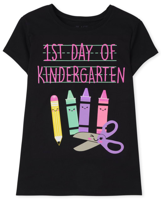Girls Kindergarten Graphic Tee