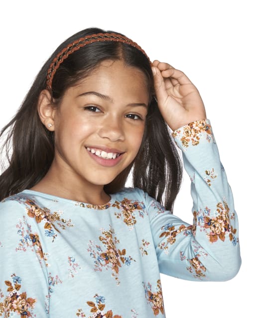 Girls Wire Ribbon Headband