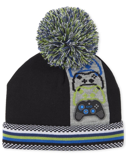 Boys Gamer Pom Pom Beanie