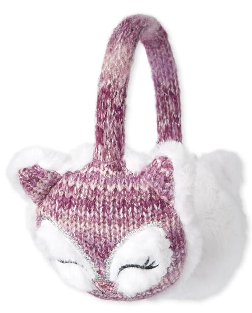 Girls Owl Ear Muffs