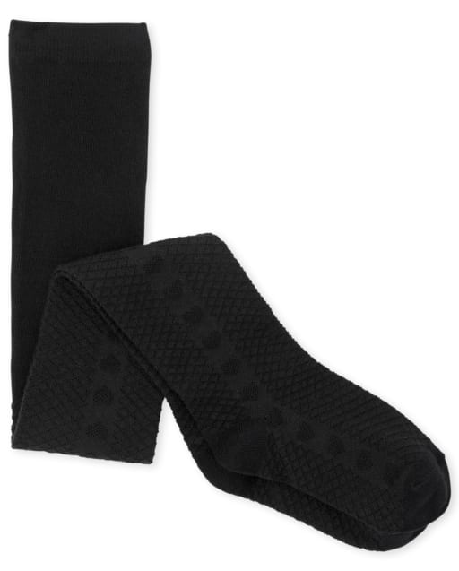 Girls Heart Pointelle Tights