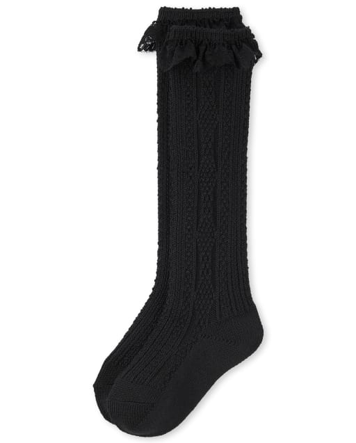 Girls Lace Boot Socks