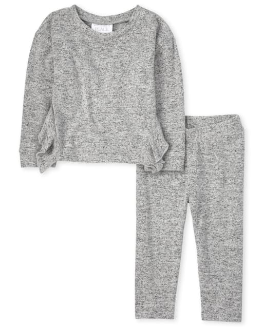 Toddler Girls Active Ruffle 2-Piece Set