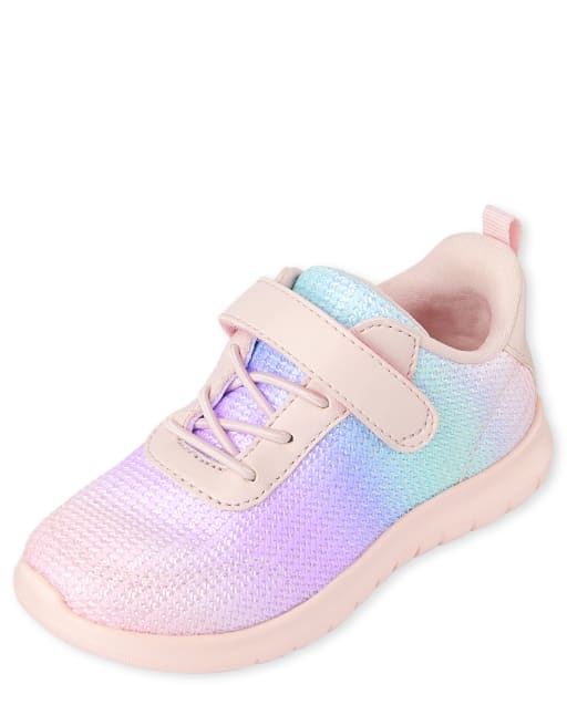 Toddler Girls Rainbow Running Sneakers
