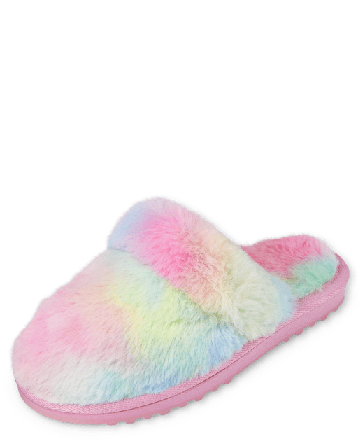 Girls Tie Dye Slippers